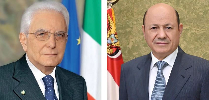 الرئيس العليمي يهني باليوم الوطني الايطالي