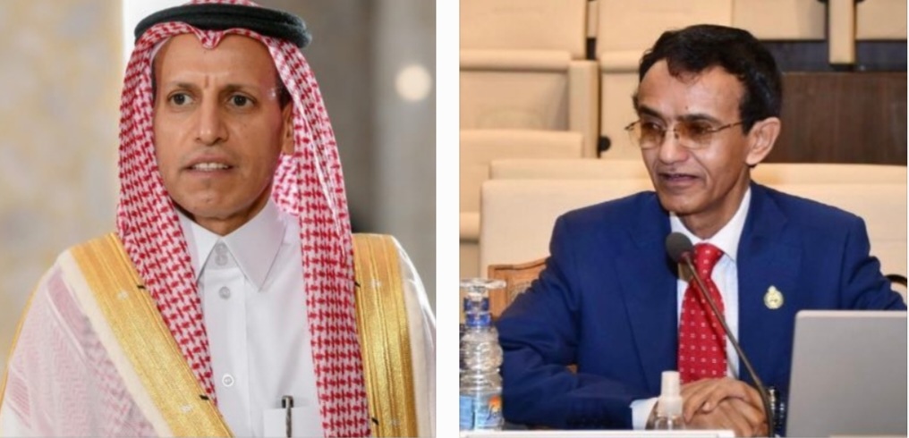 عضو مجلس الشورى اليمني الشيخ علوي الباشا بن زبع يبعث برقية عزاء ومواساة الى النائب الأول لرئيس البرلمان العربي وعضو مجلس الشورى السعودي سعد بن صليب العتيبي في وفاة والده 