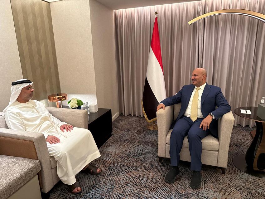 نائب رئيس مجلس القيادة طارق صالح يلتقي السفير الإماراتي