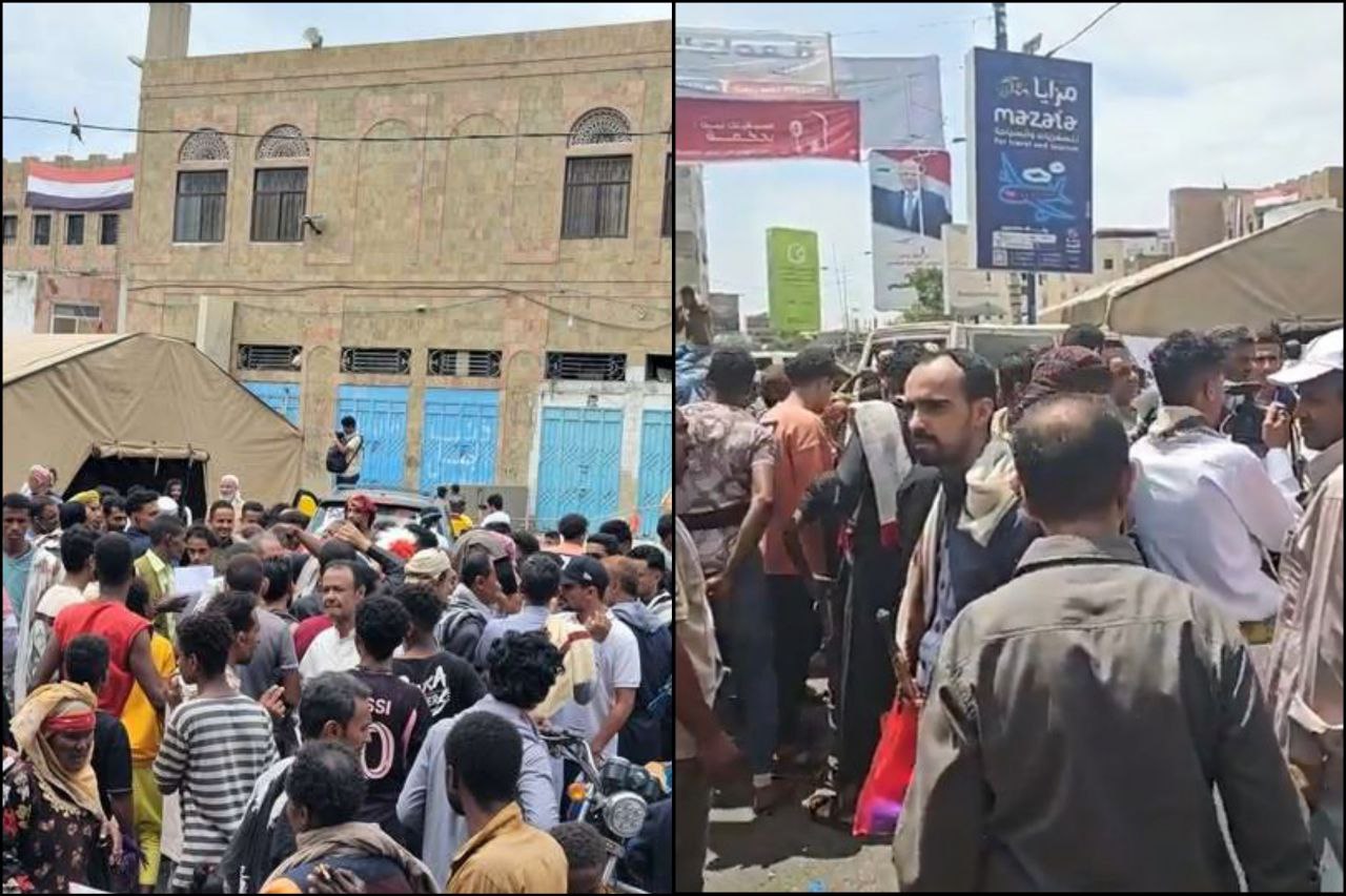 مظاهرات حاشدة في محافظة تعز تطالب الدولة بالسيطرة على المحافظة والقصاص من قتلة افتهان المشهري وطرد العصابات واحلال اللواء 170 او نقله محافظة اخرى 