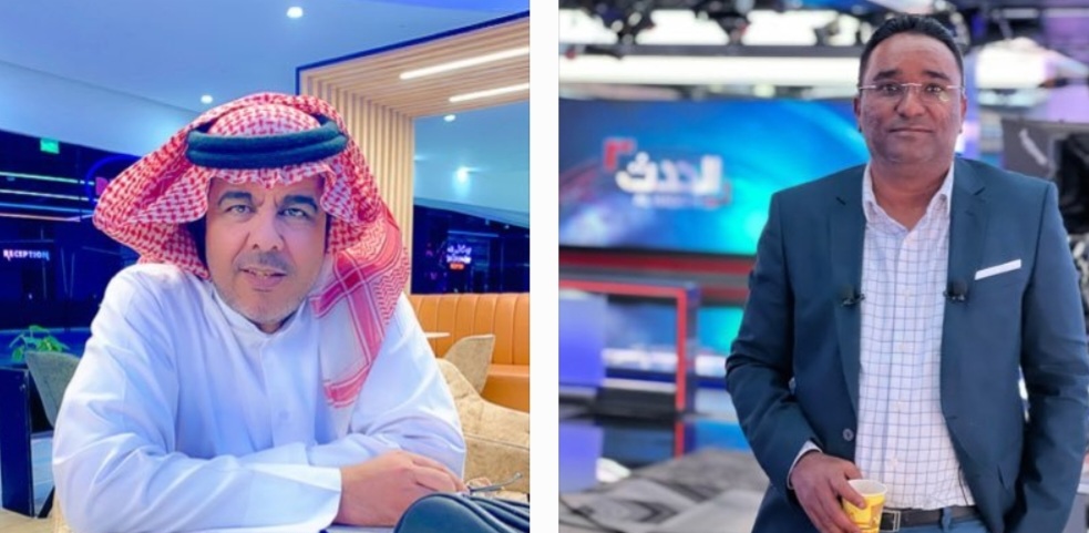 شاهد اول رد صحفي سعودي قوي على صحفي ينتمي لمليشيا الانتقالي الجنوبي اساء للسعودية 