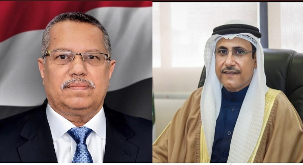 رئيس البرلمان العربي يهنئ معالي الدكتور أحمد عبيد بن دغر لتعيينه رئيسا لمجلس الشورى اليمنى
