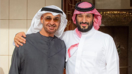 مستشار الرئيس الإماراتي يعلق على لقاء بن زايد وبن سلمان والناشطون يتفاعلون