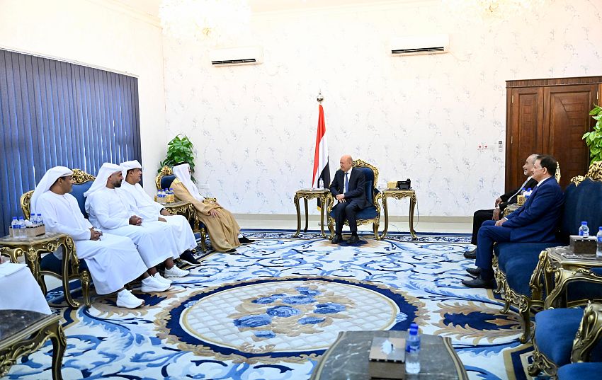 في حراك رئاسي يمني يقوم به الرئيس العليمي في عدن تفاصيل 